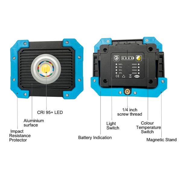 10 w CRI 95 Mini Size And High Power Detailing Work Light For Car Care