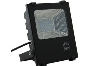 China 120 Degrees Aluminum Industrial LED Flood Lights , Black 30w Led Floodlight on sale