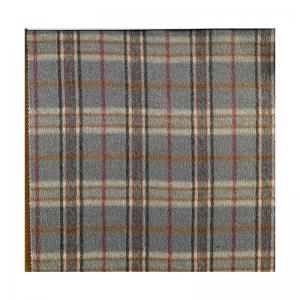 China Heavy 870g Checked Wool Fabric Blend Plaid Tartan Yarn Dyed Wool Fabric for Coat on sale