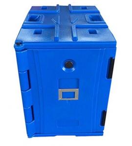 China Four Wheeled Insulated Delivery Container With External Size Of 63.5*46*64cm on sale