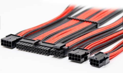 A complete set of ATX Motherboard Power extension Cable 18AWG 30CM Computer Cable