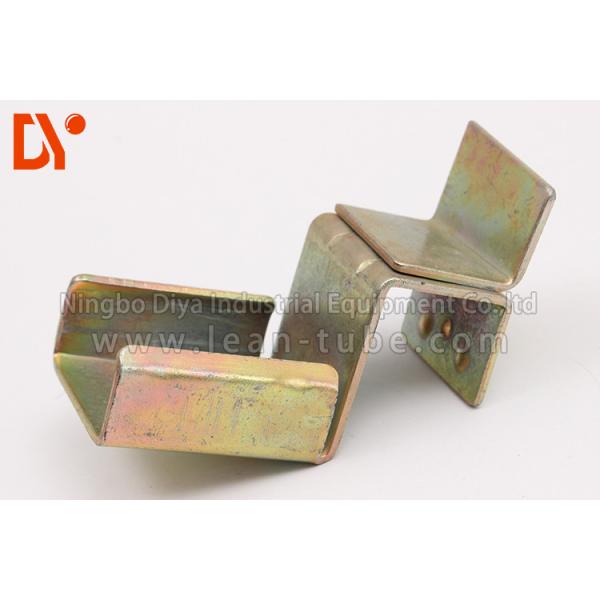 Assemble Line Plastic Roller Track Cold Welded Extension Type Yellow Color
