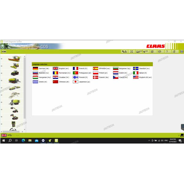 Agricultural Machinery Diagnostic Scanner Claas Canusb Cds 7.5.1 Metadiag Webtic Class Scanner Tools+Xplore tablet
