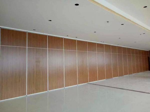 Suspended System Operable Acoustic Movable Partition Walls For Banquet Hall