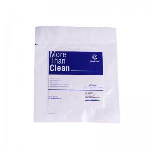 Best Sterile 100% Polyester Dry Cleanroom Wipes Heat Sealed Edges wholesale