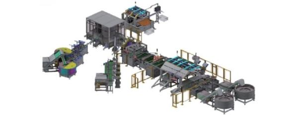 Cheap Nitrogen Gas Buffer Automatic Assembly Line And Testing Machine 200pcs/Min for sale