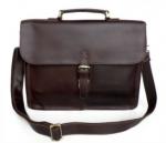 Men Style Vintage Leather Men Celebrity Briefcase Messenger Laptop Bag #6107