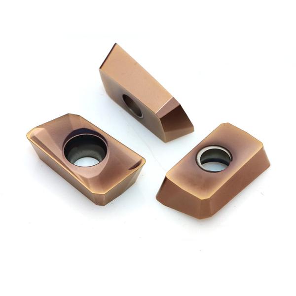 Bronze Color Carbide Insert Milling Cutters For Heavy Roughing Process APMT1604PDER