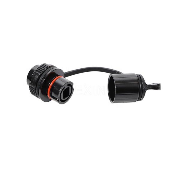 Outdoor IP68 Fiber Optic Adaptor 4.8mm Singlemode Waterproof SC Mini