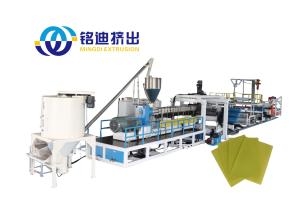 PC PMMA PS Transparent Plastic Sheet Extruder Machine 1220mm Full Automatic