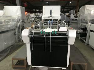 China High Speed Industrial Box Making Machines , Small Cardboard Box Making Machine on sale