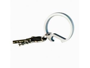 China Innovative Bottle Opener Key Ring,Cool aluminum innovaitve bottle opener key ring, anodized silver color on sale