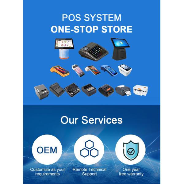User-Friendly Retail POS System with 15.6" Dual Touch Screen and Capactive Touch