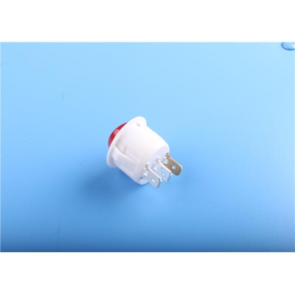 I/O Snap In Rocker Switch Panel Mount Single Pole Single Throw Long Lifespan