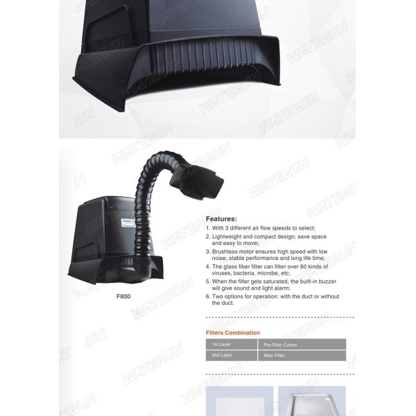 Portable Desktop Fume Extractor Dust Collector with Single Fume Extractor Arm