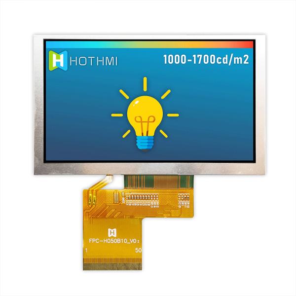 5 Inch High - Brightness TFT LCD | RGB Interface IPS Display For Industrial