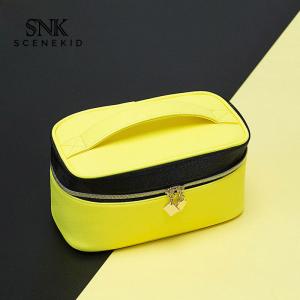 China Eco Friendly Versatile Double Zip PU Makeup Bag on sale