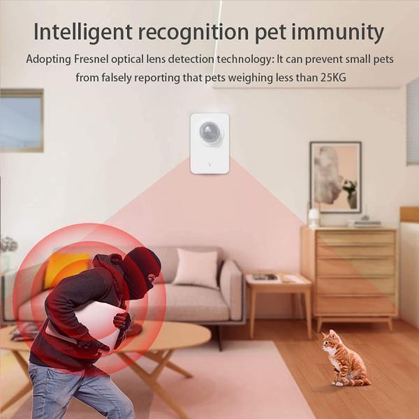 Smart Life Tuya Security System Burglar Alarm Sensor WiFi PIR Motion Sensor
