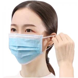 Best FDA CE Approved FFP3 Disposable Face Mask 3 Ply Non Woven Customized Size wholesale