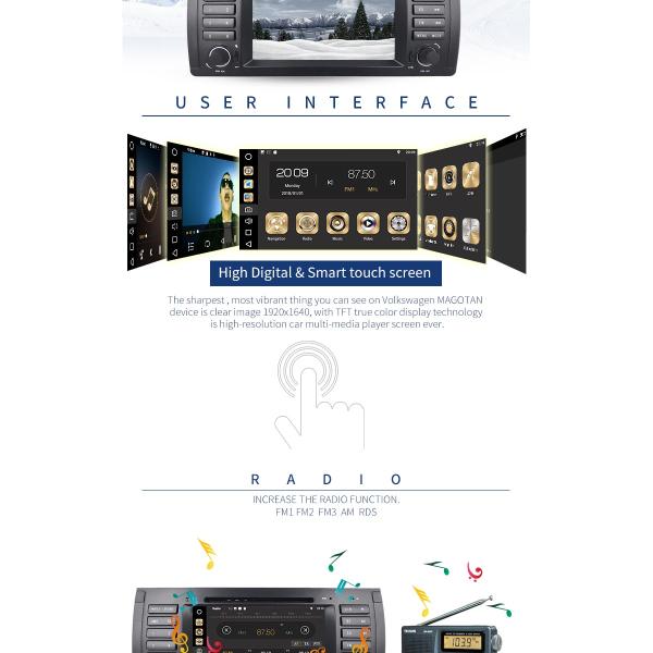 32 GB Bmw X5 E53 Dvd Player , Built - In 3G WIFI Car Stereo Dvd Player