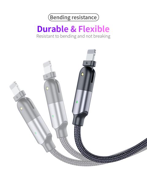 Cheap Mobile Phone QC3.0 5V4A Magnetic USB Data Cable 0.9m for sale