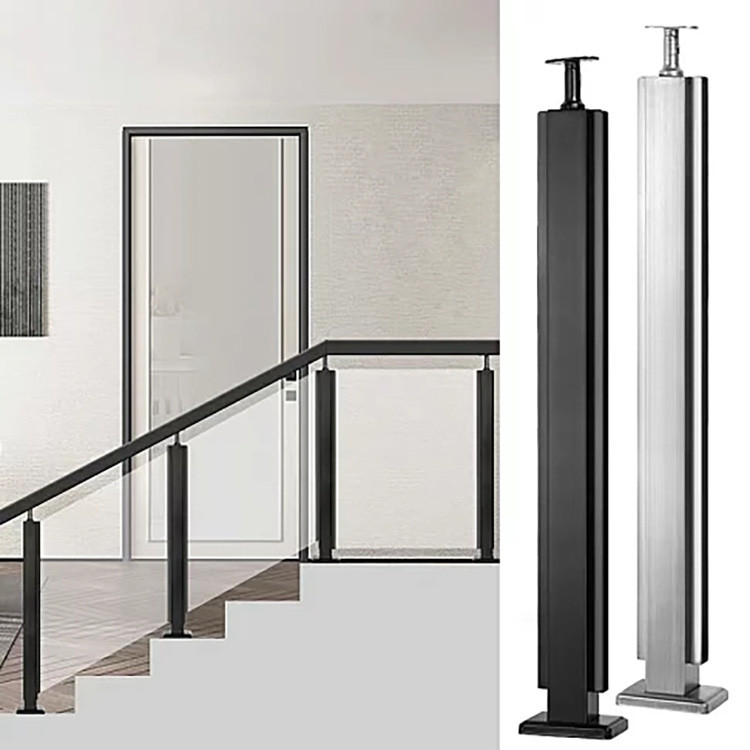 Modern Stainless Steel Frameless Glass Balustrade Toughened Safety Feature
