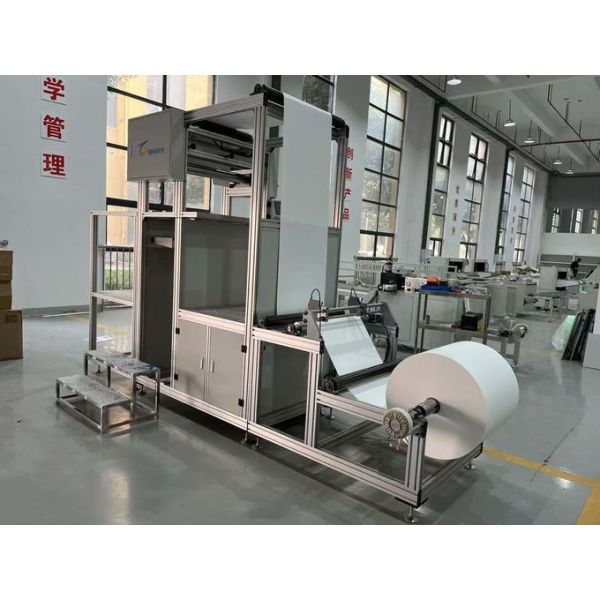 Separate HEPA Glass Fiber Pleating Machine High Precision Efficient Automatic Filter Media Folding Equipment