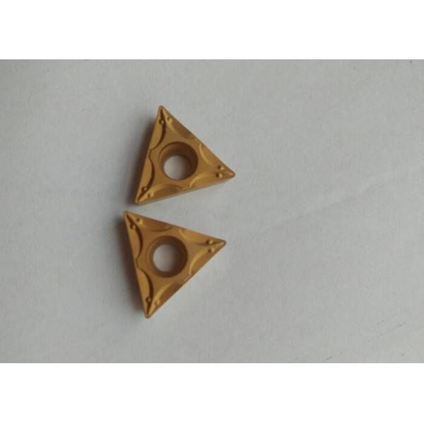 Wear Resistance Tungsten Carbide Inserts Golden / Black Color 100% Virgin Raw Material