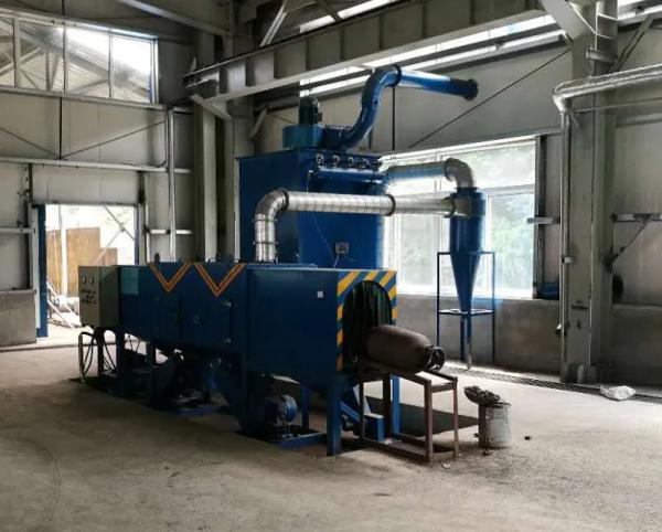 Cheap 8 Turbines LPG Cylinder Shot Blasting Machine Steel Oxygen Tank Inner Wall Sand Blasting Machine for sale
