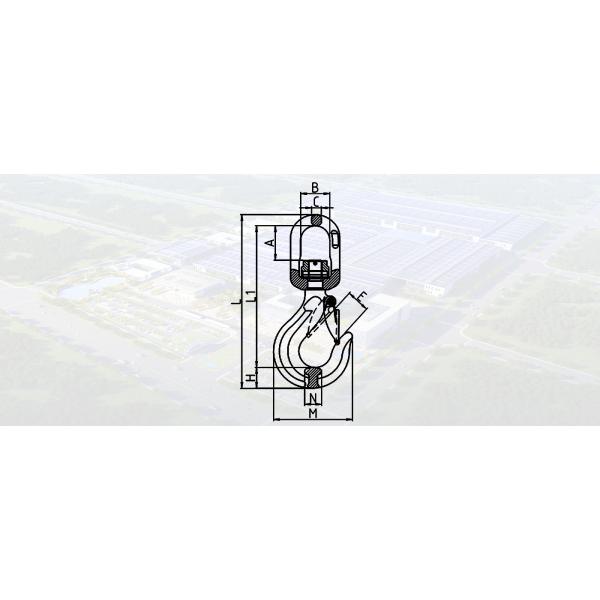 SLR788-SWIVLE HOOK WITH LATCH