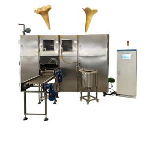 Full Automatic Waffle Cone Making Machine Steel Structure Space Saving