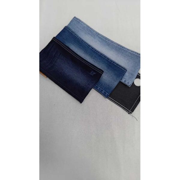 Middle elastic Siro 9.7oz Dark indigo with full width 180cm construction 10+10x12/40/75TR Denim fabric JSD3431 for men jeans