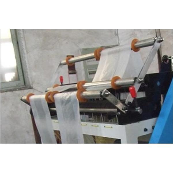 Printed Plastic Poly Bag Making Machine , Poly Bag Manufacturing Machine Low Power Consumption