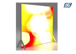 Best LED Fabric Magnetic Light Box , Silicone Edge Magnetic Poster Holder With Support Bracket wholesale