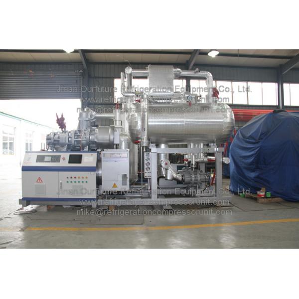 Variety Frequency Screw Co2 Refrigeration System Compressor Rack For Fast Frozen