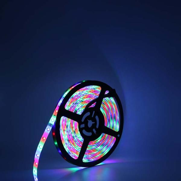 DC12V work with Alexa google assistance App and remote rgb rgbic addressable waterproof programmable wifi smart led light strip