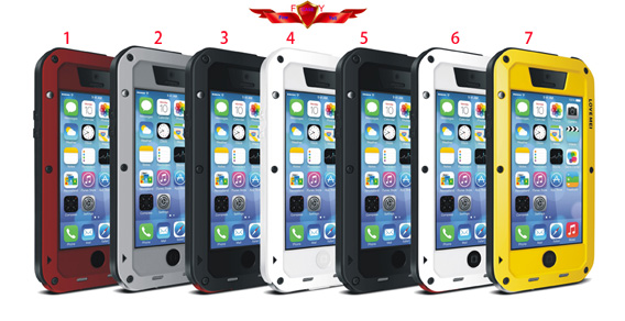 New 100% Qualify Aluminum Dirtproof/Shockproof/Waterproof Case For Iphone5C Multi Colors
