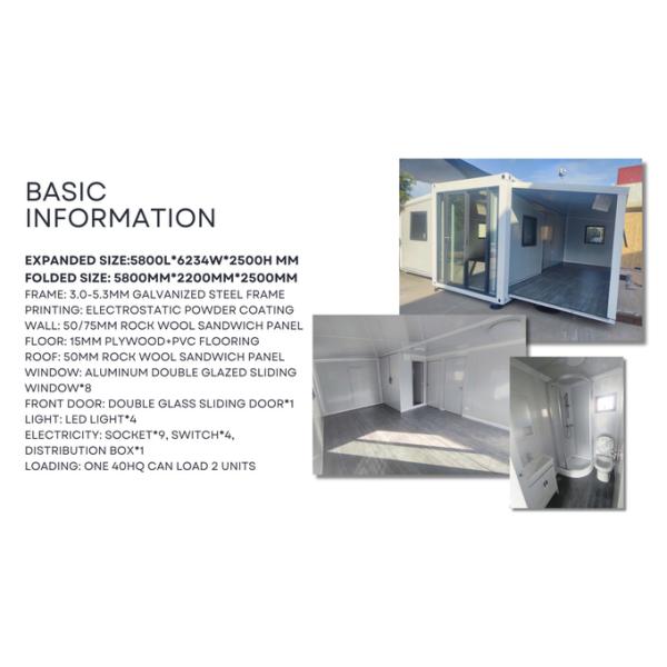 Expandable Container House Australia Standard With Water Mark Certification For Back Yard Garden