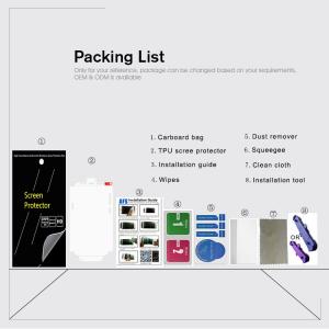 Best new full edge cover distributor self heal for Samsung S8+ screen protector film wholesale