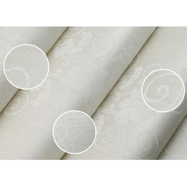 Sliver Floral Pattern Modern Removable Wallpaper for Living Room