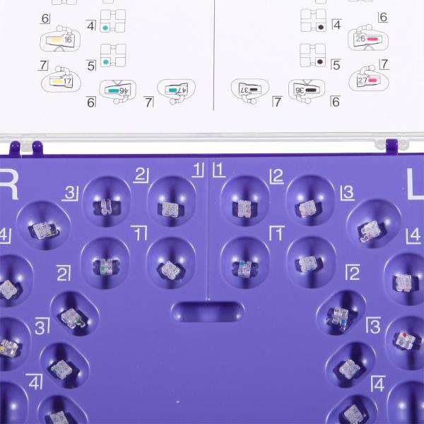 Translucent Sapphire Orthodontic Brackets Excellent Sliding Performance