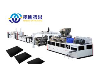 Customizable Plastic Double Twin Screw Extrusion Line For PP PLA PET ABS PE Sheet