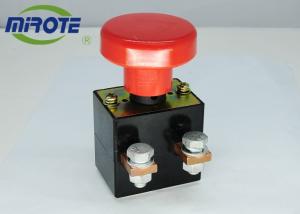 Custom Micro Latching Push Button Switch  , Mushroom Emergency Stop Button 125A