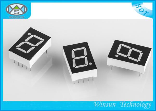 Cheap Large 7 Segment Display For Multimedia Product , 0.5 Inch One Digit Numeric LED Display for sale