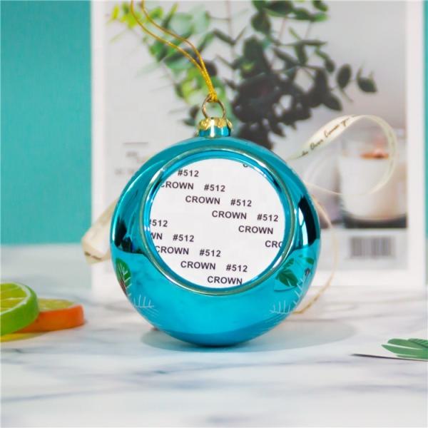Sublimation Christmas Tree Ornaments Snowflake Christmas Ball