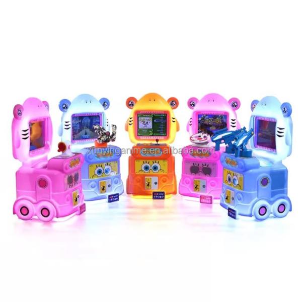 EU US UK AU Plug Coin Operated Kiddie Ride Rocket Car Racing Chair Simulator