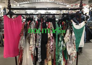 China Used Summer Clothes Silk Blouse , Second Hand Branded Clothes For Cambodia on sale