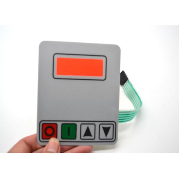 Flat PET Membrane Switch With Transparent Window For Telecommunication Equipment