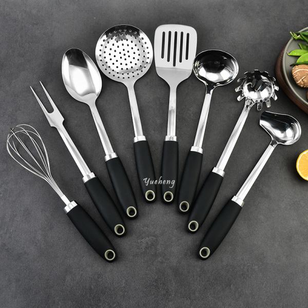 8Piece Heat-Resistant Kitchen Utensils set Kitchen Spatula Set Complete Cooking Tool set