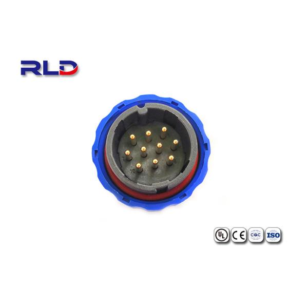 LED Screen 250VAC SP13 4 Pin Waterproof Plug IP68 Plastic Circular
